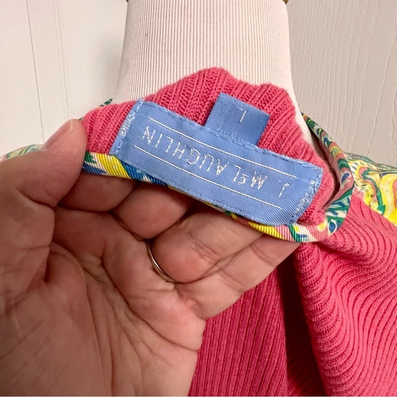 J McLaughlin Quilted Sweater Jacket E5 - Picture 4 of 5